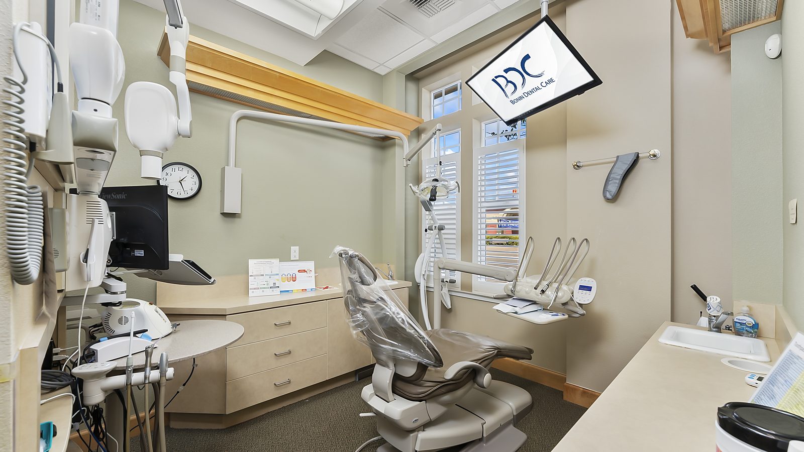 Modern dental instruments at Bonin Dental Care