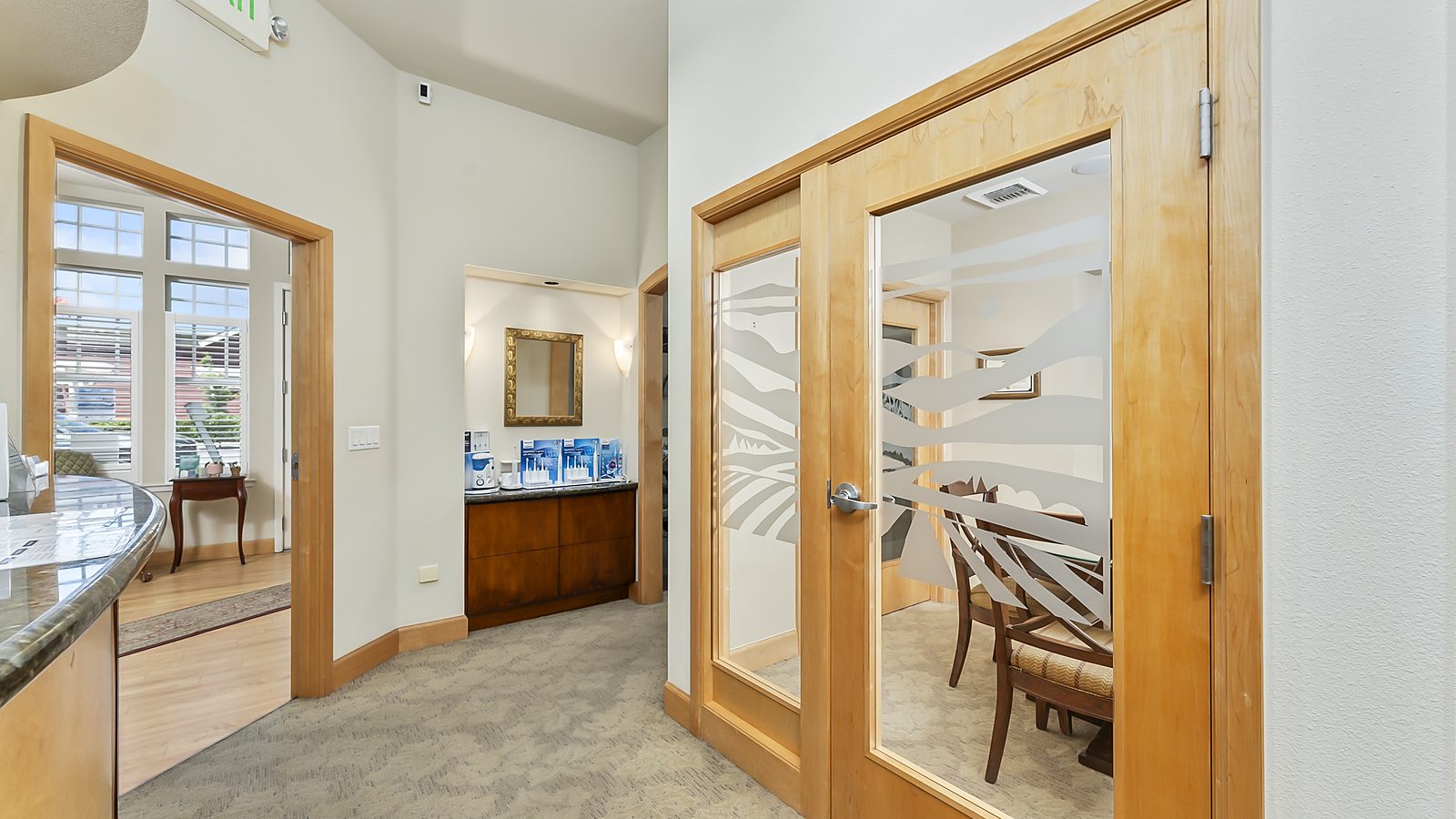 Office hallway at Bonin Dental Care